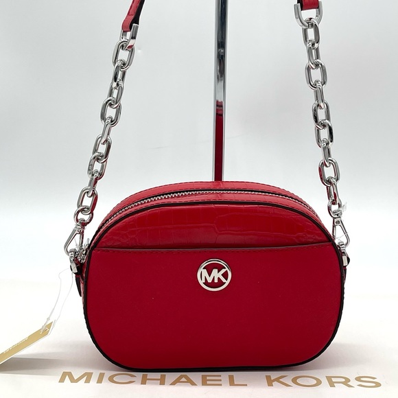Michael Kors Small Front Packet Oval Crossbody Bag - Picture 3 of 8